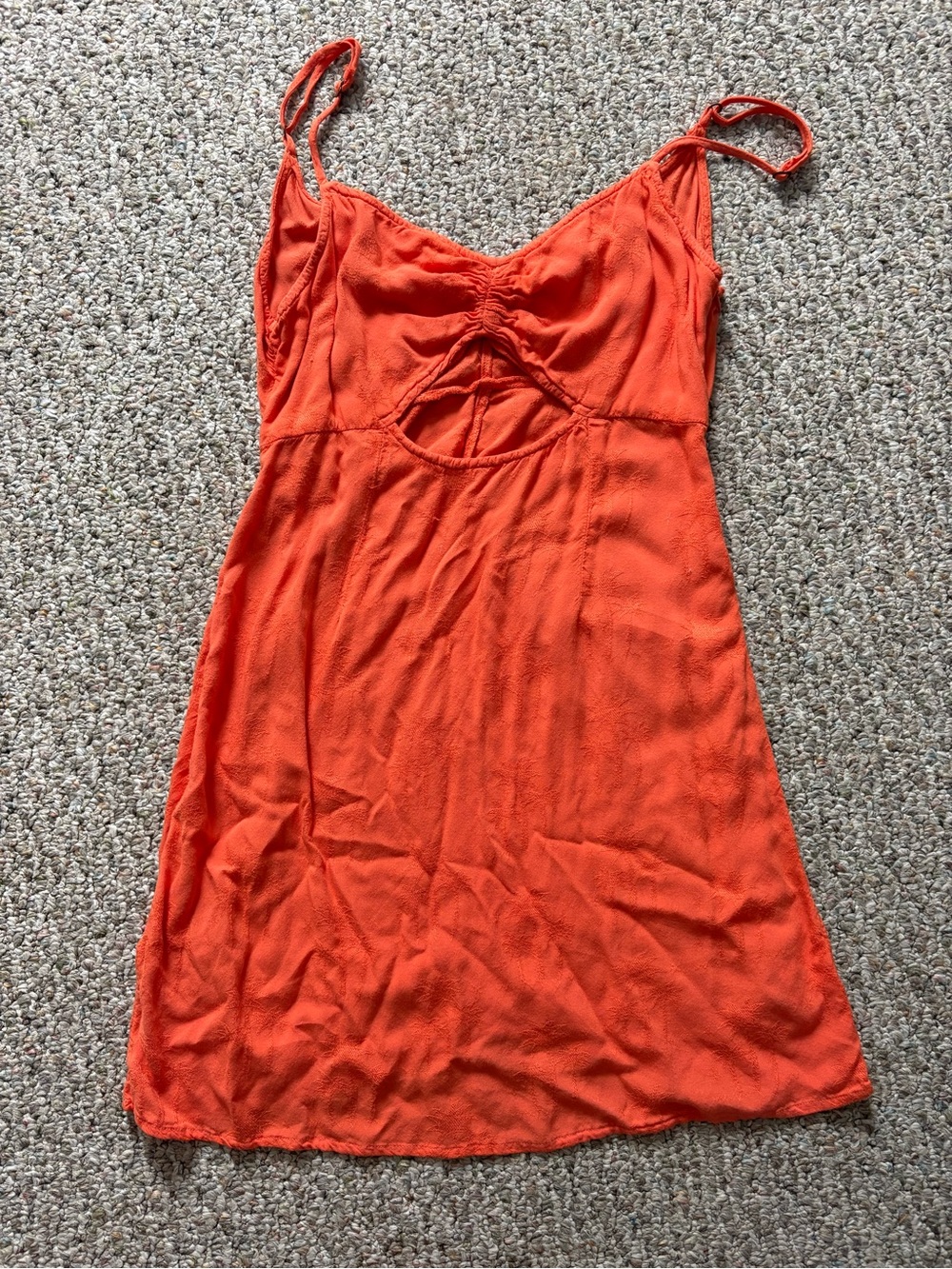 O’Neill Women's Orange Spaghetti Strap Slip Dress